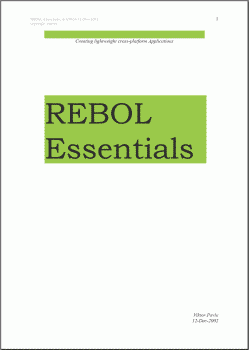REBOL Essentials Cover